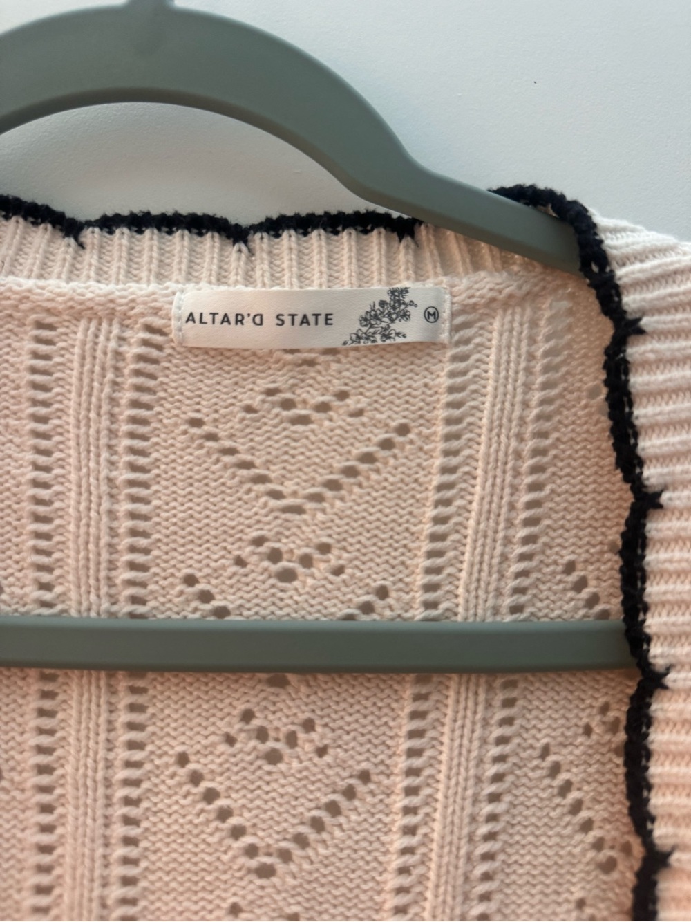 Altar'd State Cece Cream Dainty Bow Cardigan - Picture 5 of 6